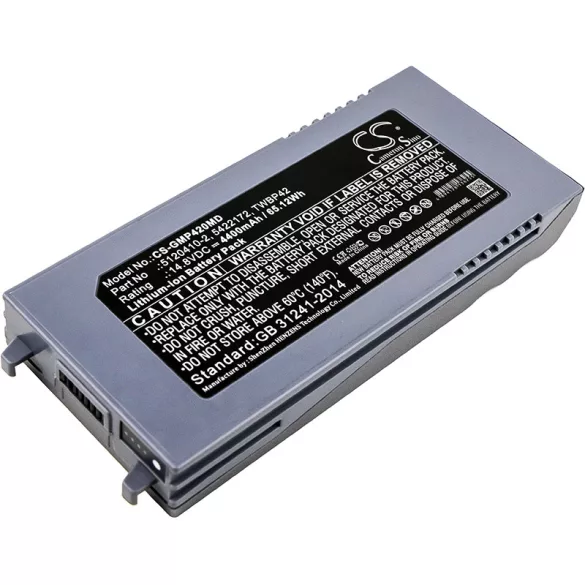 Utángyártott GE Orvosi Li-ion akkumulátor 14.8V 4400mAh 5120410-2, 5422172 - CameronSino