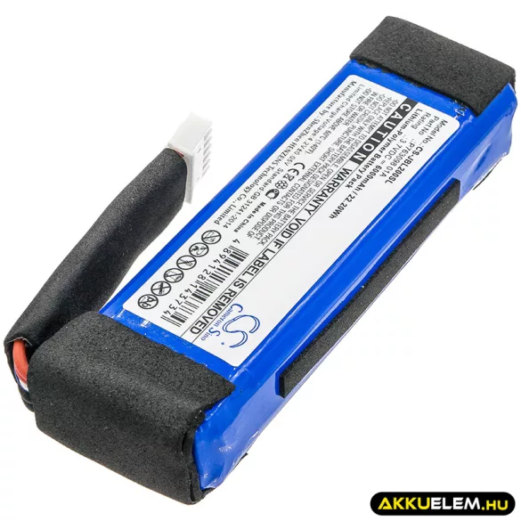Utángyártott JBL hangszóró Li-Polymer akkumulátor 3.7V 6000mAh P763098 01A - CameronSino