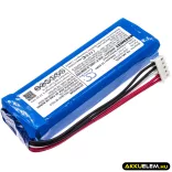 Utángyártott JBL hangszóró Li-Polymer akkumulátor 3.7V 6000mAh GSP1029102A 2 különböző típus ennek a modellnek (egy másik modell: CS-JML320SL), kérjük, ellenőrizd a "+, -" pozícióját az akkumulátor megrendelése előtt - CameronSino