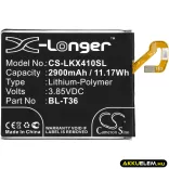 Utángyártott LG mobil Li-Polymer akkumulátor 3.85V 2900mAh BL-T36, EAC63638201 - CameronSino