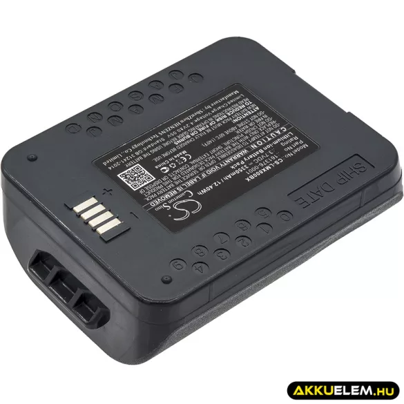 Utángyártott LXE Vonalkód szkenner Li-ion akkumulátor 3.7V 3350mAh 161376-0001, MX8A380BATT - CameronSino