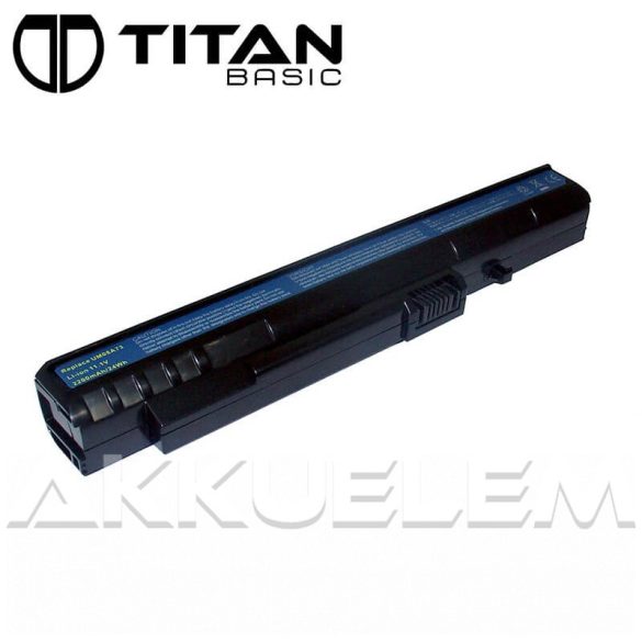 Titan Basic Acer UM08A73 2400mAh fekete notebook akkumulátor - utángyártott