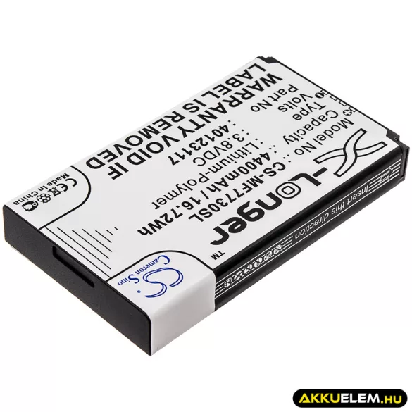 Utángyártott Verizon Hotspot Li-Polymer akkumulátor 3.8V 4400mAh 40123117 - CameronSino