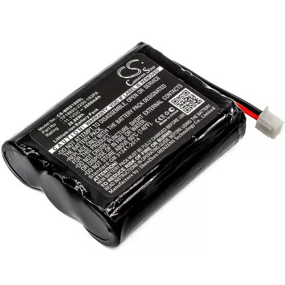 Utángyártott Marshall hangszóró Li-ion akkumulátor 11.1V 2600mAh TF18650-2200-1S3PA - CameronSino