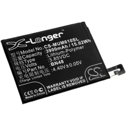   Utángyártott Redmi mobil Li-Polymer akkumulátor 3.85V 3900mAh BN48 - CameronSino