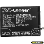Utángyártott Redmi mobil Li-Polymer akkumulátor 3.85V 3900mAh BN4A - CameronSino