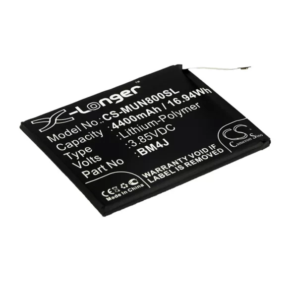 Utángyártott Xiaomi mobil Li-Polymer akkumulátor 3.85V 4400mAh BM4J - CameronSino
