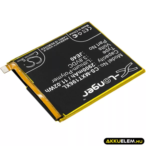Utángyártott T-Mobile mobil Li-Polymer akkumulátor 3.8V 2900mAh - CameronSino
