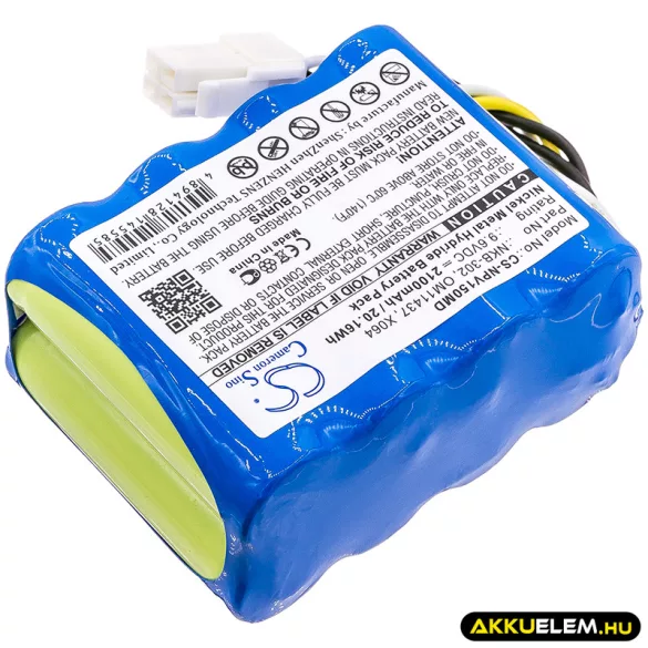 Utángyártott Nihon Kohden Orvosi Ni-MH akkumulátor 9.6V 2100mAh NKB-302, OM11437 - CameronSino