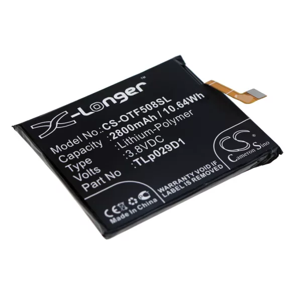 Utángyártott Vodafone mobil Li-Polymer akkumulátor 3.8V 2800mAh TLp029D1 - CameronSino