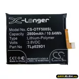 Utángyártott Vodafone mobil Li-Polymer akkumulátor 3.8V 2800mAh TLp029D1 - CameronSino