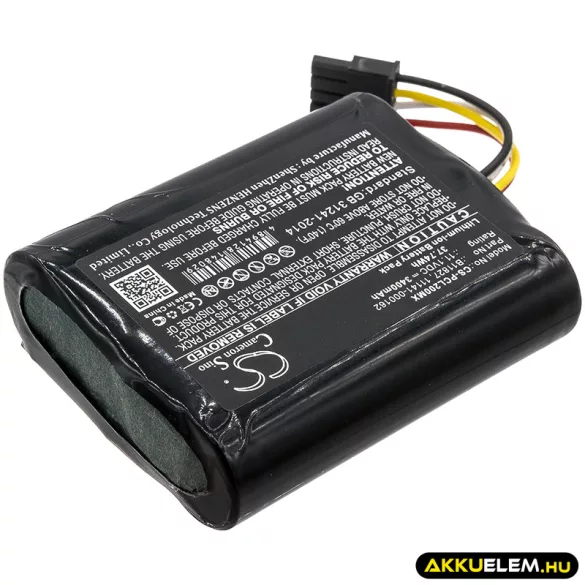 Utángyártott Physio-Control Orvosi Li-ion akkumulátor 11.1V 3400mAh 11141-000162, B11827 - CameronSino