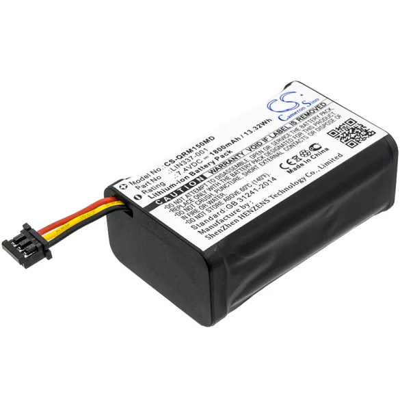 Utángyártott QCore Orvosi Li-ion akkumulátor 7.4V 1800mAh LIN337-001, 05020-160-0001-BAT - CameronSino