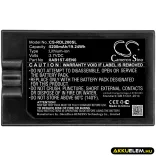 Utángyártott Ring biztonsági kamera Li-ion akkumulátor 3.7V 5200mAh 8AB1S7-0EN0, V4 - CameronSino