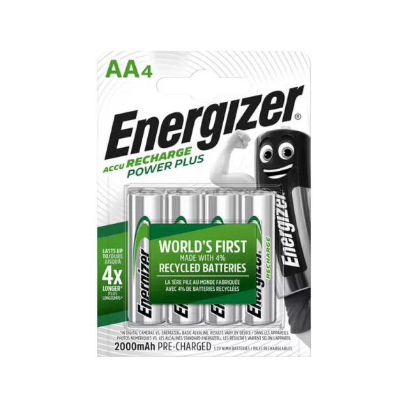 Energizer AA 2000mAh NiMH akku Power Plus 4db/csomag (ár/csomag)