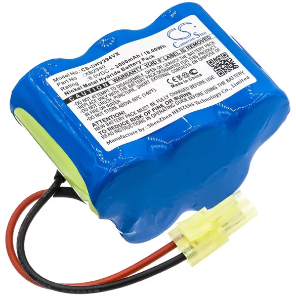 Utángyártott Shark porszívó Ni-MH akkumulátor 6V 3000mAh XB2940 - CameronSino