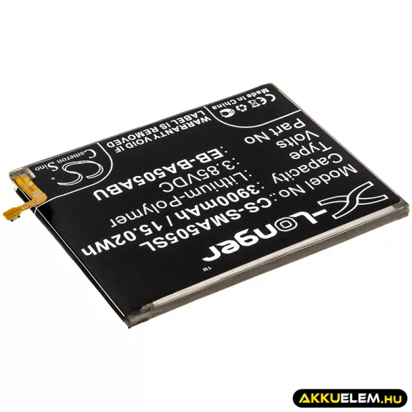 Utángyártott Samsung mobil Li-Polymer akkumulátor 3.85V 3900mAh EB-BA505ABN, EB-BA505ABU - CameronSino