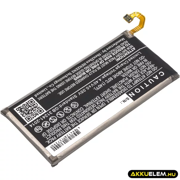Utángyártott Samsung mobil Li-Polymer akkumulátor 3.85V 3000mAh EB-BA530ABE - CameronSino