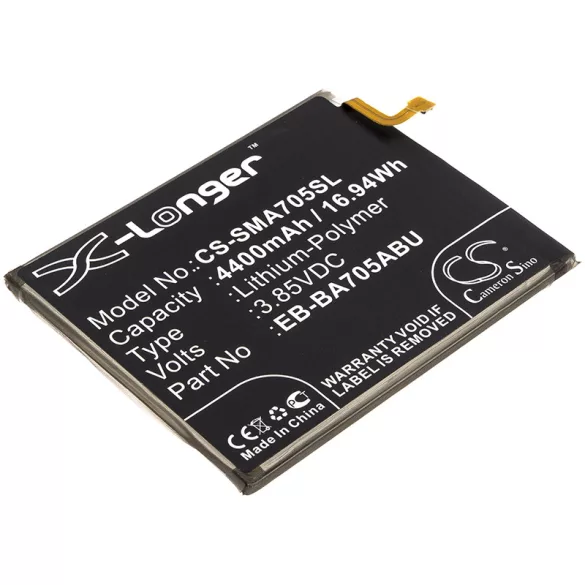 Utángyártott Samsung mobil Li-Polymer akkumulátor 3.85V 4400mAh EB-BA705ABU, GH82-19746A - CameronSino