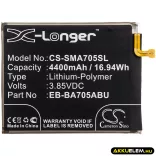 Utángyártott Samsung mobil Li-Polymer akkumulátor 3.85V 4400mAh EB-BA705ABU, GH82-19746A - CameronSino