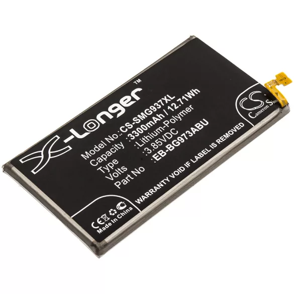Utángyártott Samsung mobil Li-Polymer akkumulátor 3.85V 3300mAh EB-BG973ABU, GH82-18826A - CameronSino