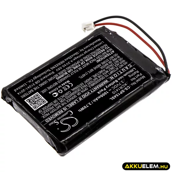 Utángyártott Sony Játékkonzol Li-ion akkumulátor 3.7V 1000mAh KCR1410 - CameronSino