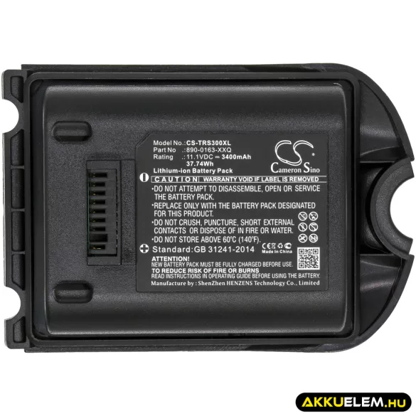 Utángyártott Trimble egyéb Li-ion akkumulátor 11.1V 3400mAh ACCAA-112, 990652-004756 - CameronSino