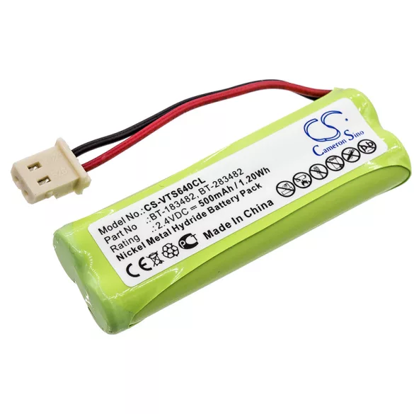 Utángyártott V Tech Vezeték nélküli telefon Ni-MH akkumulátor 2.4V 500mAh BT-183482, BT-283482 - CameronSino