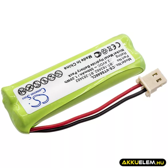 Utángyártott V Tech Vezeték nélküli telefon Ni-MH akkumulátor 2.4V 500mAh BT-183482, BT-283482 - CameronSino