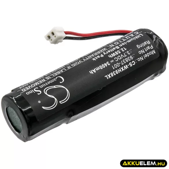 Utángyártott Wahl Borotva Li-ion akkumulátor 3.7V 3400mAh 93837-001, 93837-200 - CameronSino