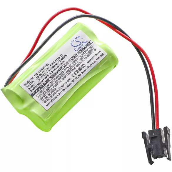 Utángyártott Yokogawa PLC Ni-MH akkumulátor 2.4V 1500mAh HHR-11F2A1, HHR-11F2G2 - CameronSino