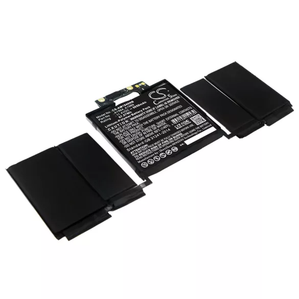 Utángyártott Apple laptop Li-Polymer akkumulátor 11.4V 5050mAh A1964, A1989 - CameronSino