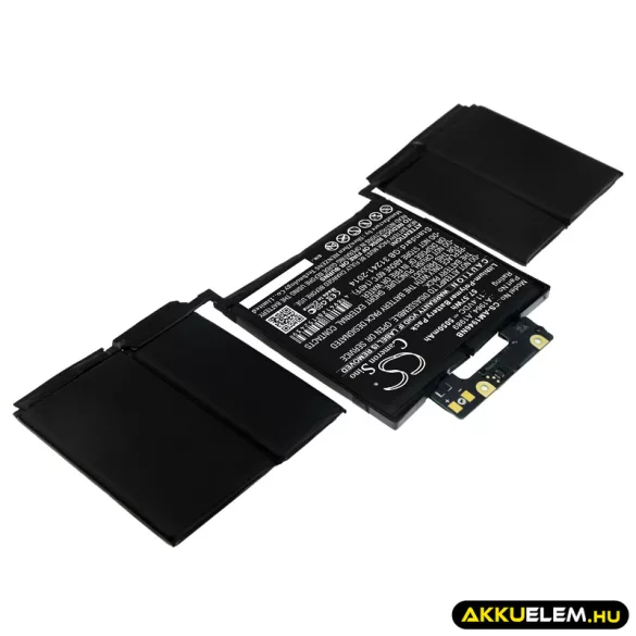 Utángyártott Apple laptop Li-Polymer akkumulátor 11.4V 5050mAh A1964, A1989 - CameronSino