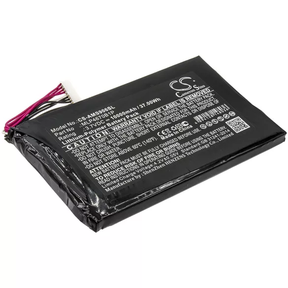 Utángyártott Autel diagnosztikai Li-Polymer akkumulátor 3.7V 10000mAh MLP4670B1P - CameronSino