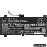 Utángyártott Asus laptop Li-Polymer akkumulátor 15.4V 4300mAh C41N1731, 0B200-02940000 - CameronSino