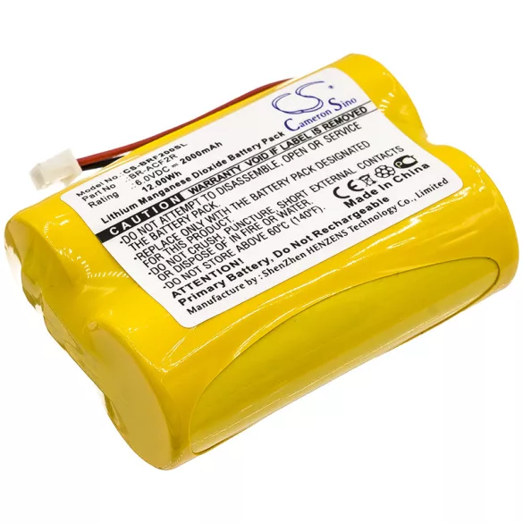 Utángyártott Panasonic PLC Li-MnO2 elem 6V 2000mAh - CameronSino