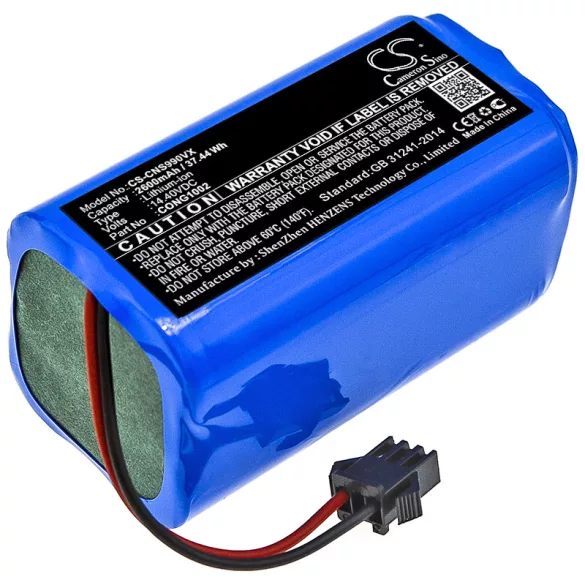 Utángyártott Solac porszívó Li-ion akkumulátor 14.4V 2600mAh - CameronSino
