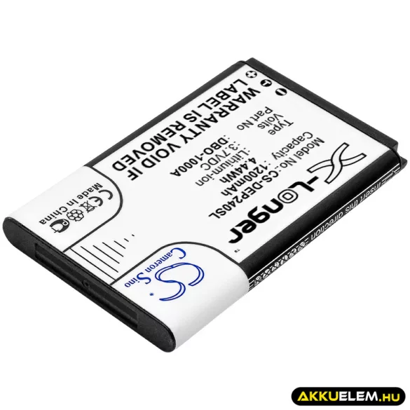 Utángyártott Doro mobil Li-ion akkumulátor 3.7V 1200mAh 380147, DBAA-1000A - CameronSino