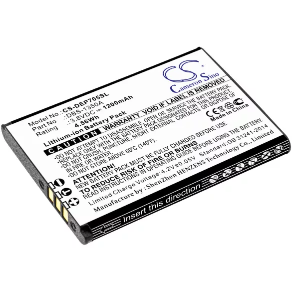Utángyártott Doro mobil Li-ion akkumulátor 3.8V 1200mAh DBS-1350A - CameronSino