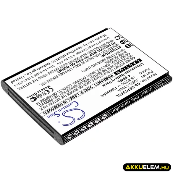 Utángyártott Doro mobil Li-ion akkumulátor 3.8V 1200mAh DBS-1350A - CameronSino