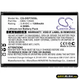 Utángyártott Doro mobil Li-ion akkumulátor 3.8V 1200mAh DBS-1350A - CameronSino
