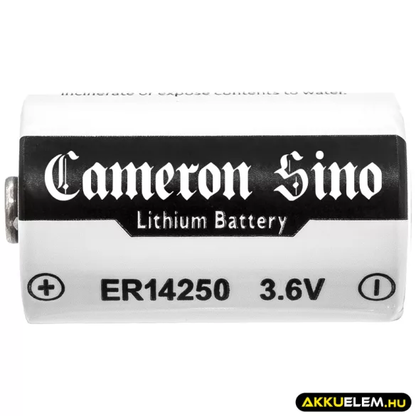 Utángyártott ER14250 Li-SOCl2 elem 3.6V 1200mAh - CameronSino
