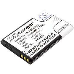   Utángyártott FRITZ!Fon Vezeték nélküli telefon Li-ion akkumulátor 3.7V 1200mAh  523450AR1000, 312BAT026 - CameronSino