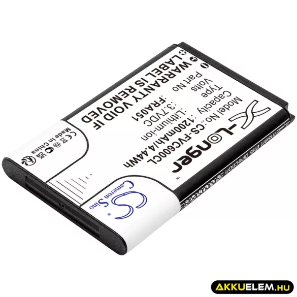 Utángyártott FRITZ!Fon Vezeték nélküli telefon Li-ion akkumulátor 3.7V 1200mAh  523450AR1000, 312BAT026 - CameronSino