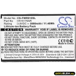 Utángyártott Franklin Wireless Hotspot Li-ion akkumulátor 3.8V 3000mAh V515176AR - CameronSino