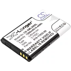   Utángyártott Garmin GPS Li-ion akkumulátor 3.7V 1200mAh 010-11935-00 - CameronSino