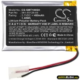 Utángyártott Garmin Okosóra Li-Polymer akkumulátor 3.7V 400mAh 361-00126-00 - CameronSino