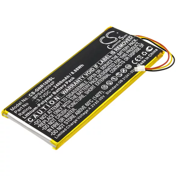 Utángyártott Geneva digitális rádió Li-Polymer akkumulátor 3.7V 2100mAh BPS454094P - CameronSino