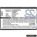 Utángyártott Grandstream Vezeték nélküli telefon Li-ion akkumulátor 3.7V 1200mAh GS-01 - CameronSino