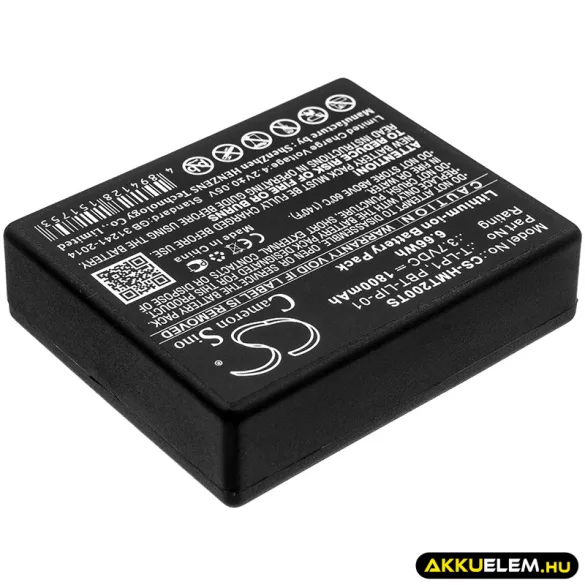Utángyártott Pliant Vezeték nélküli fejhallgató Li-ion akkumulátor 3.7V 1800mAh - CameronSino